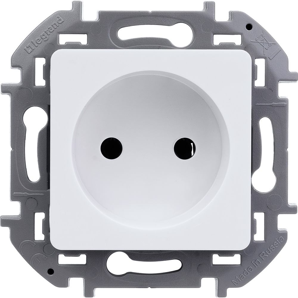 Legrand INSPIRIA Белый Розетка 2К - 16 А - 250 В