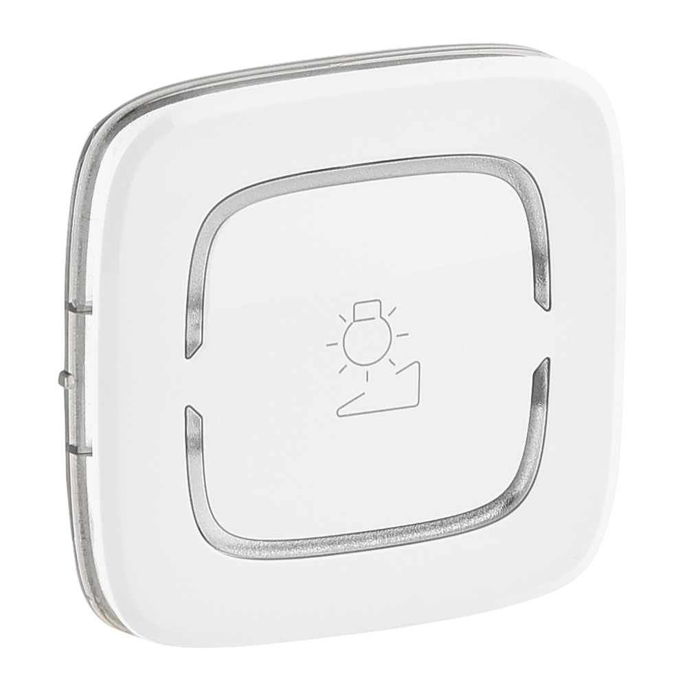 Legrand Valena ALLURE Бел MyHome Накладка механизма BUS/SCS.С символом "Светорегулятор", 2 мод
