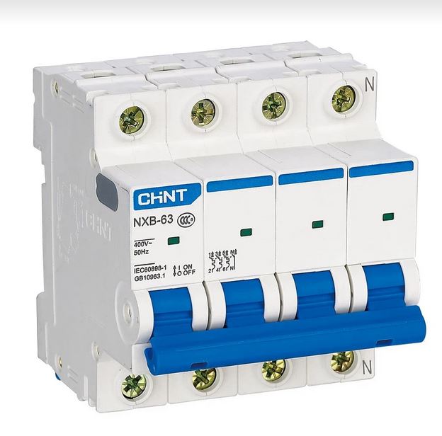 CHINT Авт. выкл. NXB-63S 4P 10А 4.5kA х-ка B (R)