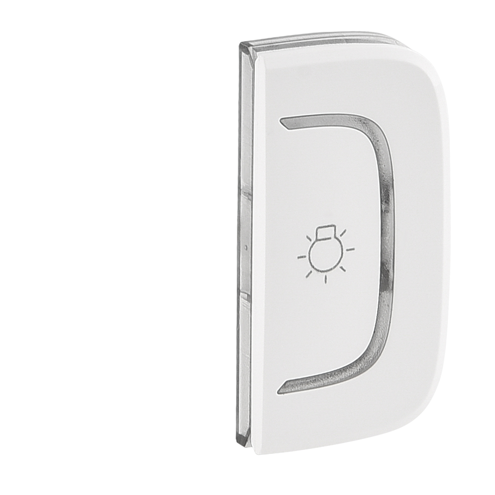 Legrand Valena ALLURE Бел MyHome Накладка мех. BUS/SCS с симв. "Освещение", 1 мод установка справа