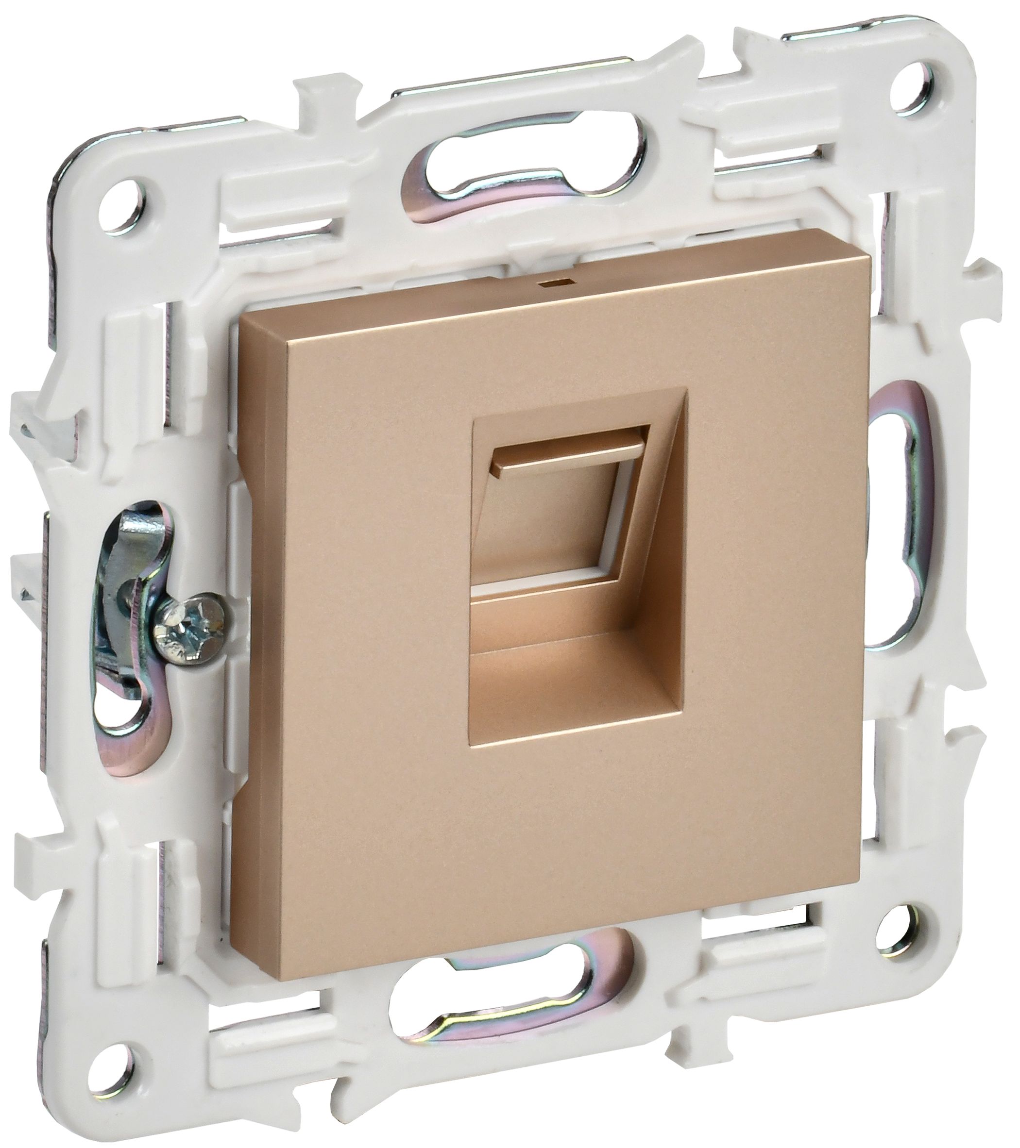 IEK SKANDY Песочный Розетка компьютерная RJ45 кат.6 SK-K02Sa