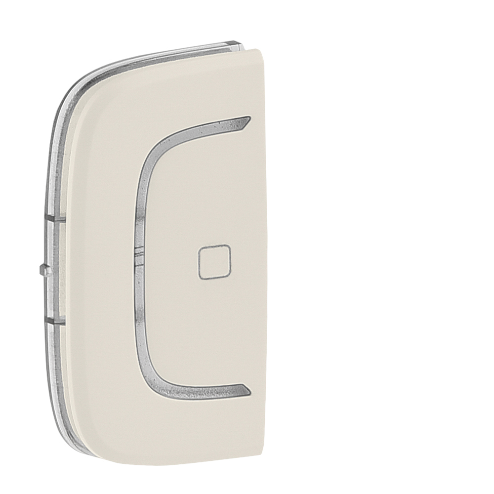 Legrand Valena ALLURE Сл.кость MyHome Накладка  мех. BUS/SCS.С сим-м "Стоп" 1 мод Уст. спр или сл