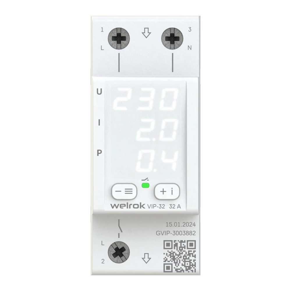 Welrok VIP-32 32 А (max 40 A), 7 360 ВА