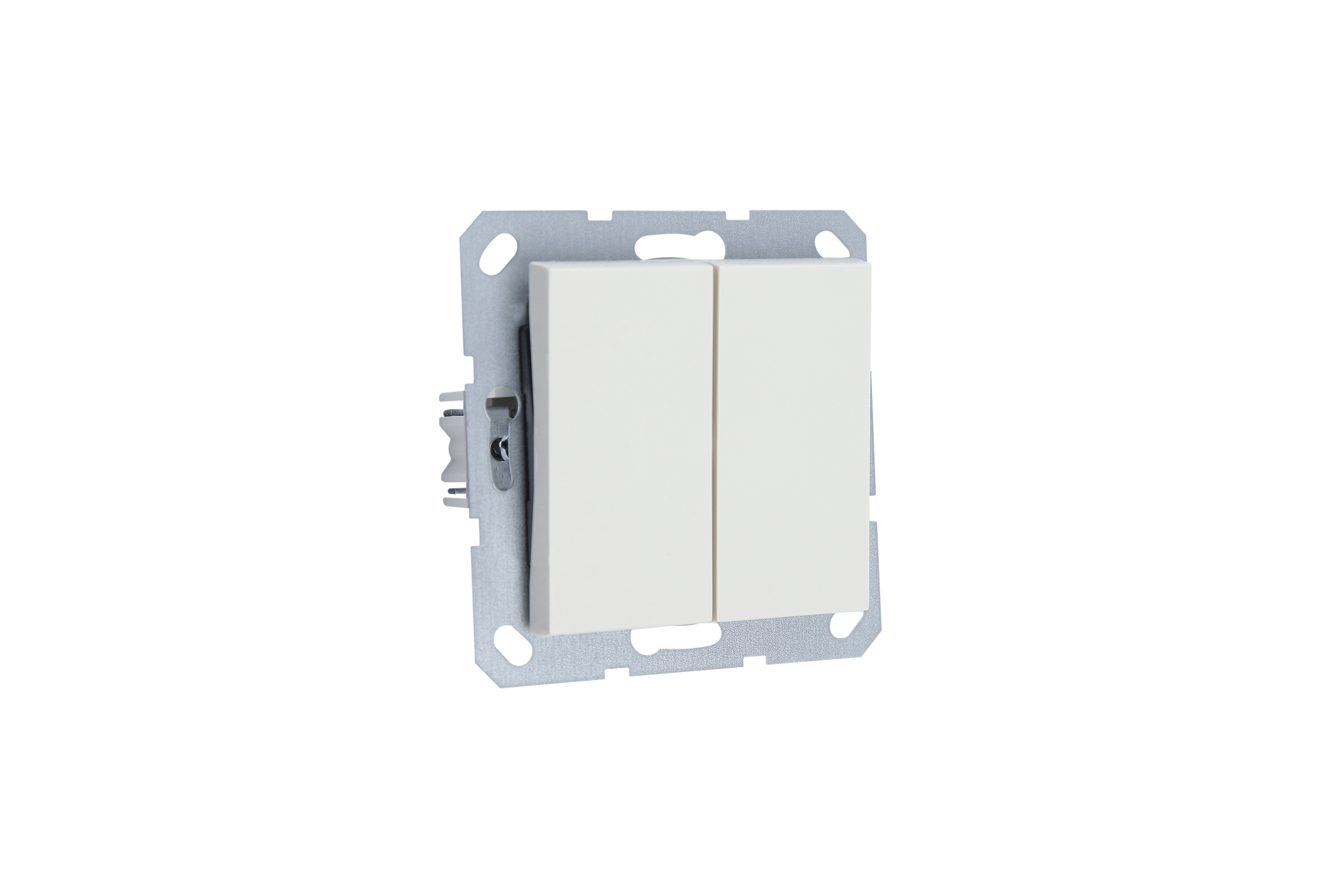 Jasmart G Слоновая кость Выключатель 2-кл 10A 250V~