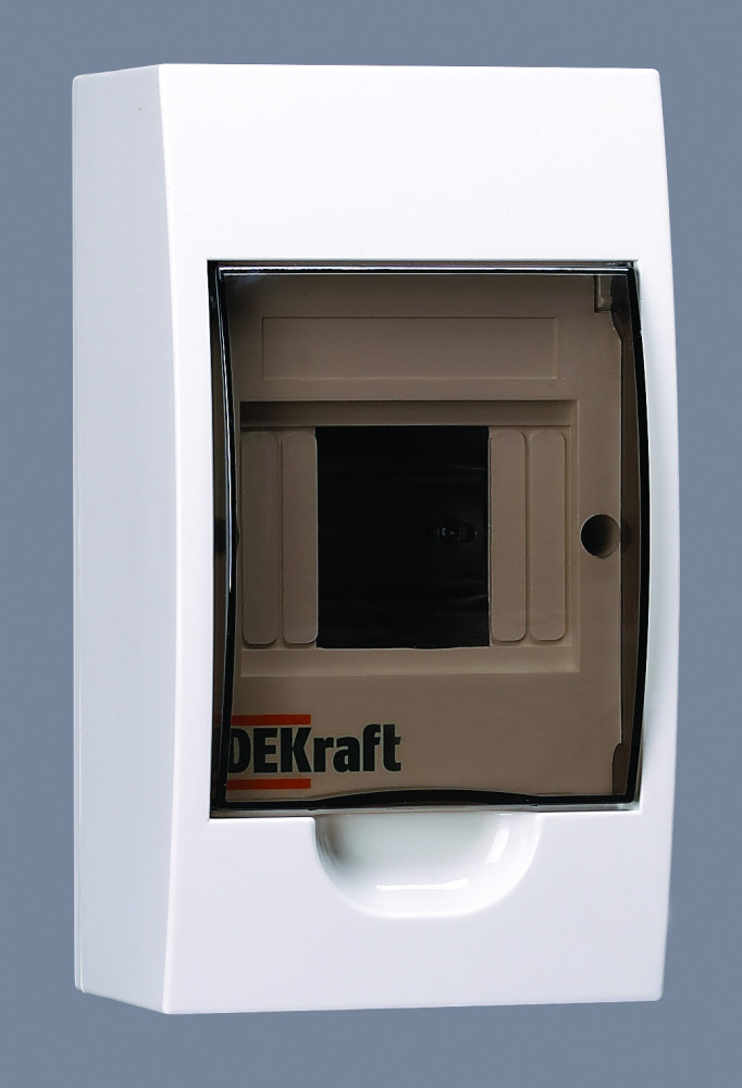 Dekraft Корпус пластиковый навесной 4 мод. IP41 ЩРН-П-4