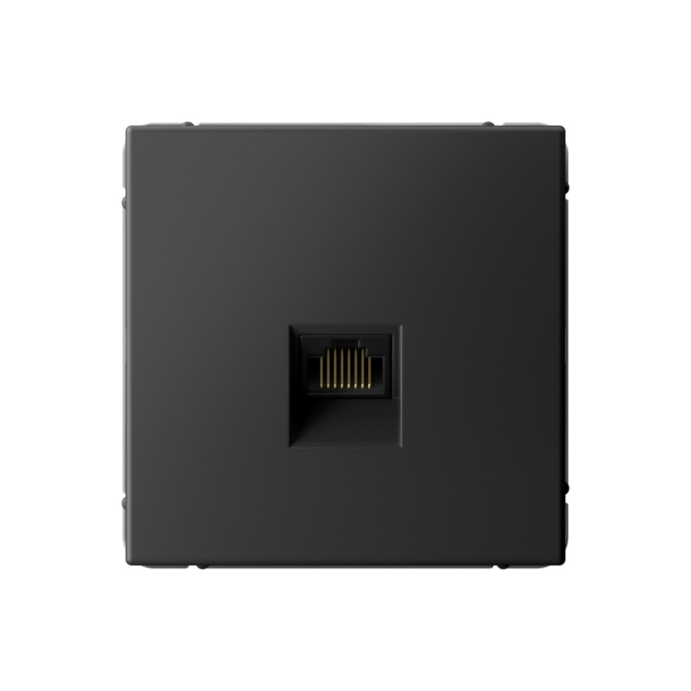 Systeme Electric ArtGallery Базальт Розетка компьютерная RJ45, кат. 5е, механизм