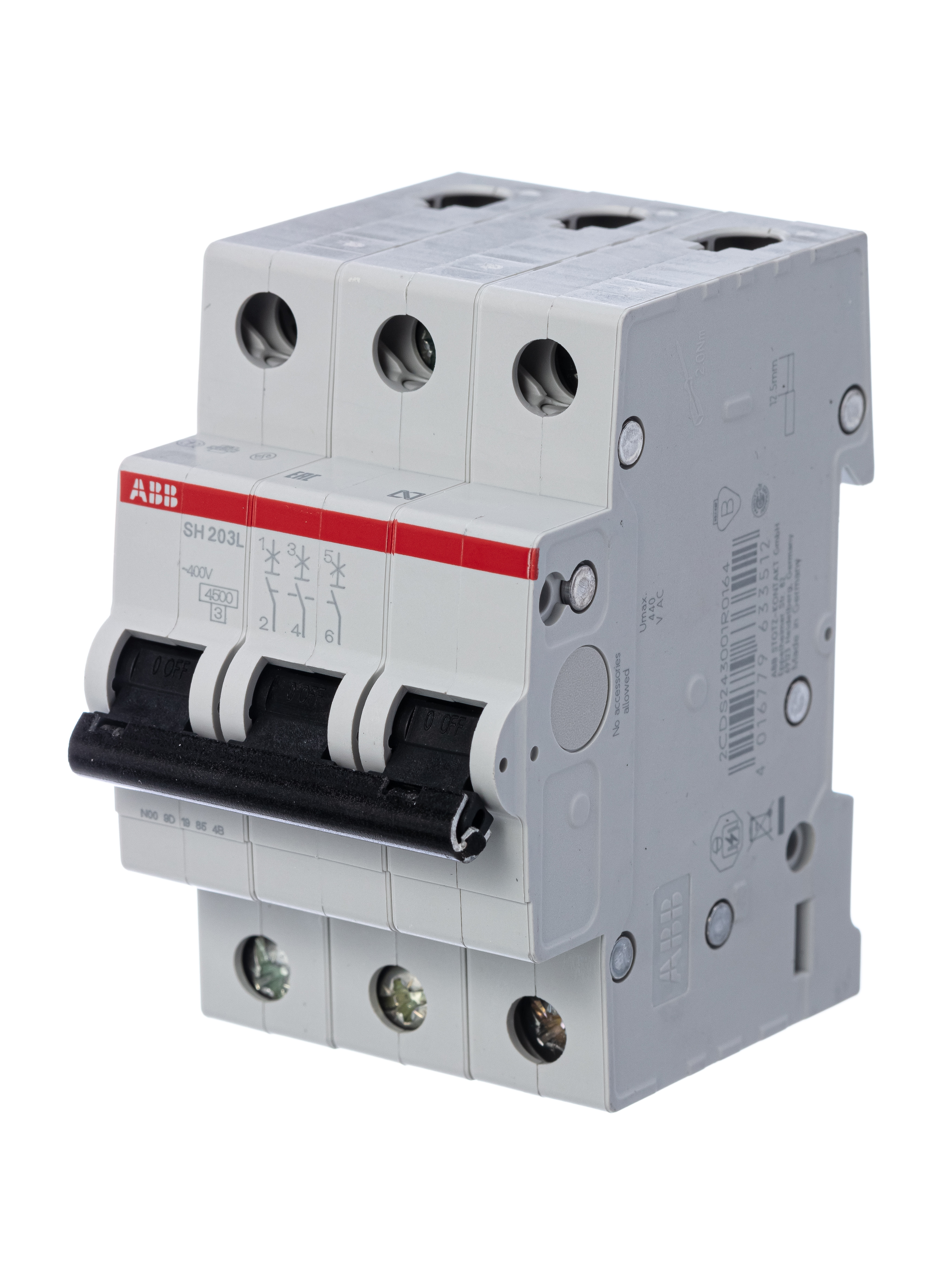 ABB SH203L C20 Выключатель автоматический 3-пол.