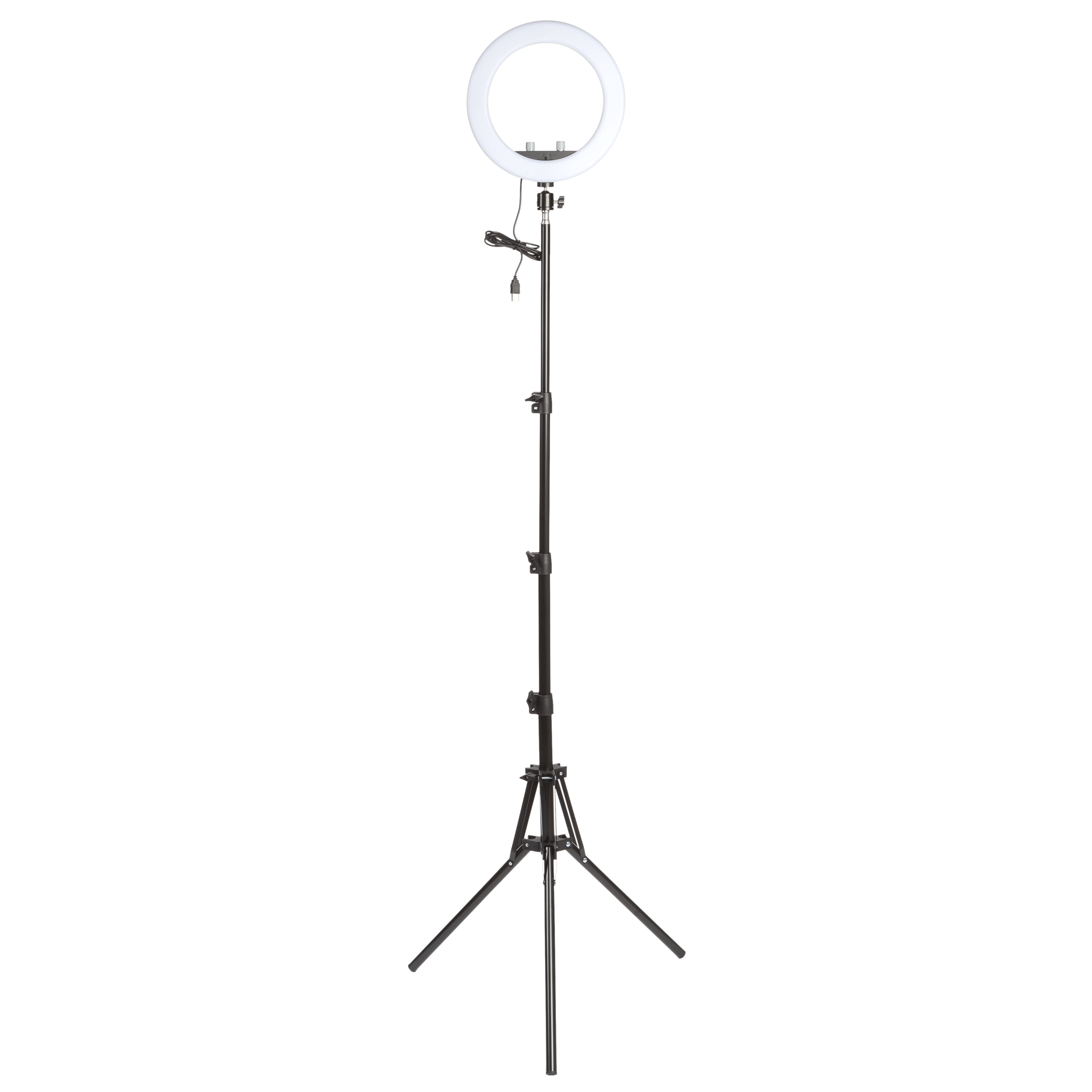 Шт Era Фотоштатив с подсветкой LRT-1010 Kit MoonLight 10’’ LED кольцевая лампа + штатив 10Вт (6/72)