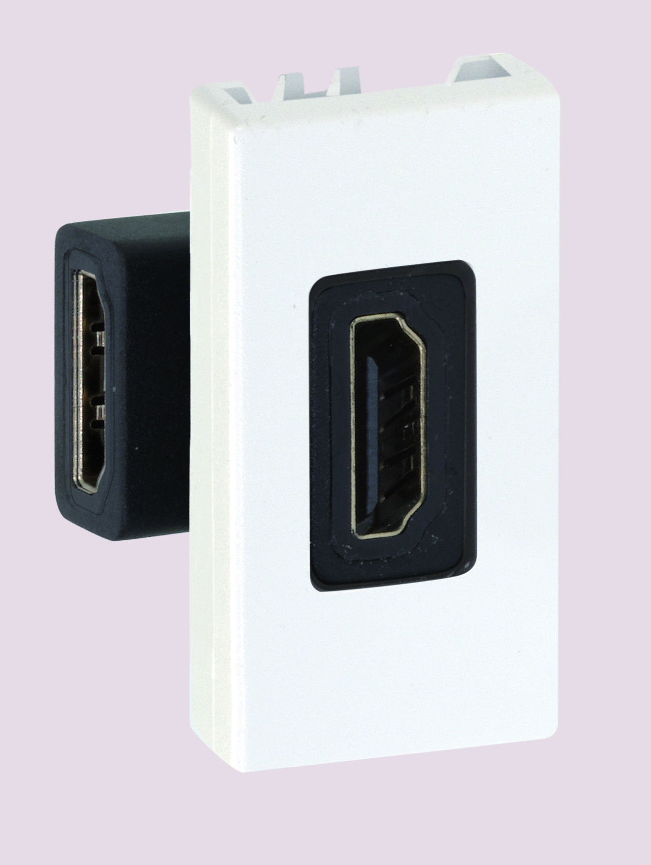 Simon Connect Белый Разъём HDMI, 22,5х45мм, (мама-мама)