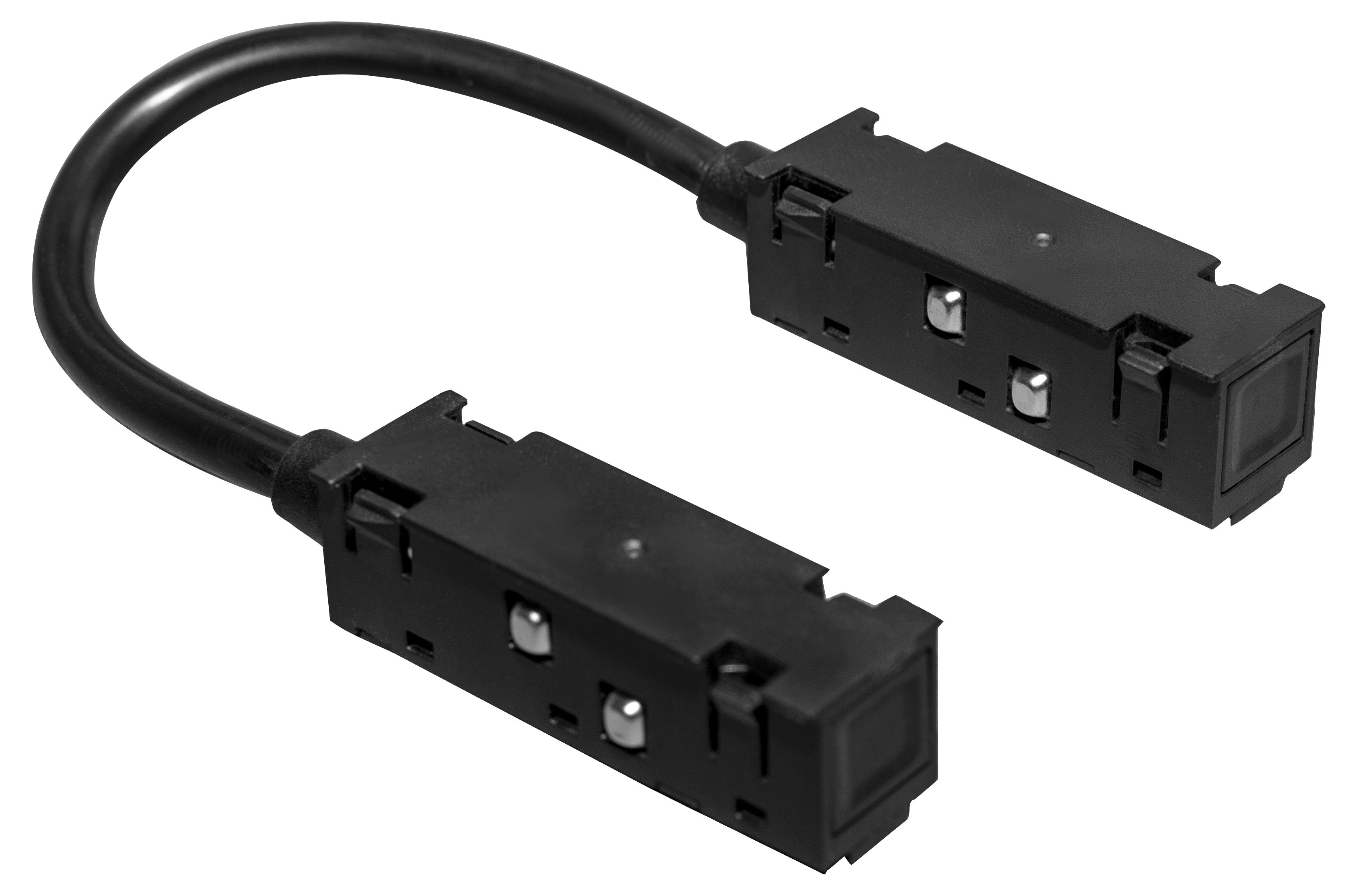 ЭРА Коннектор питания TRM20-CPC-B для магнитного шинопровода угловой черный для системы NOVA