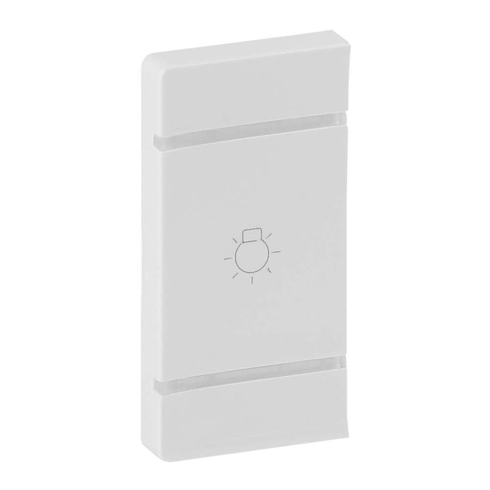 Legrand Valena LIFE Бел MyHome Накладка мех. BUS/SCS.С символом "Освещение".1 модуль.уст слева