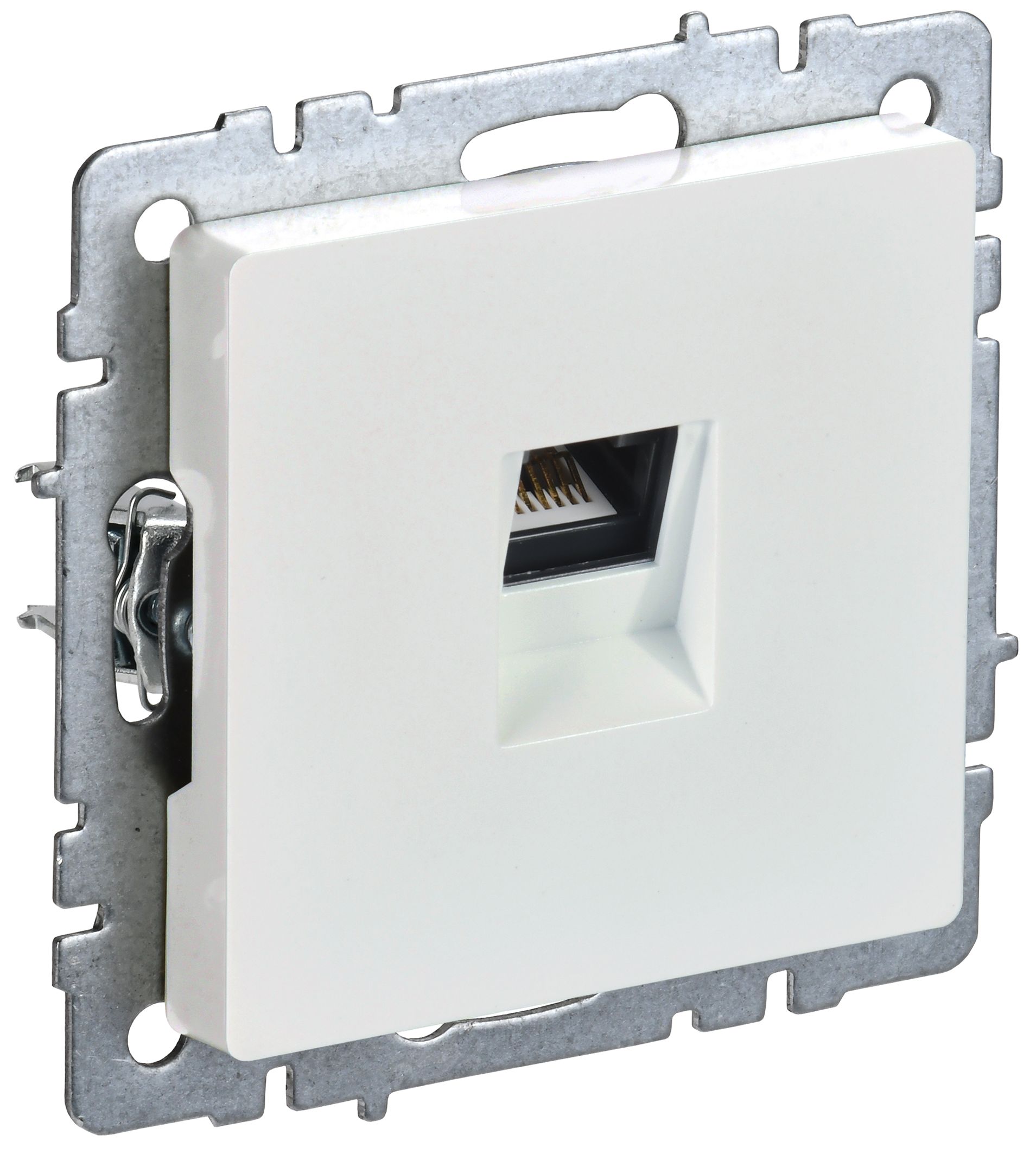 IEK BRITE BASE Жемчуг Розетка комп. RJ45 кат.6 РК11-БрЖ
