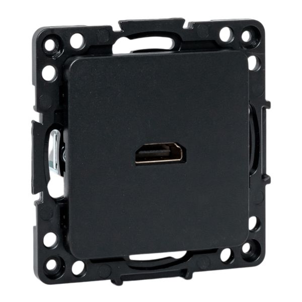 EKF Стокгольм Механизм розетки HDMI черный.