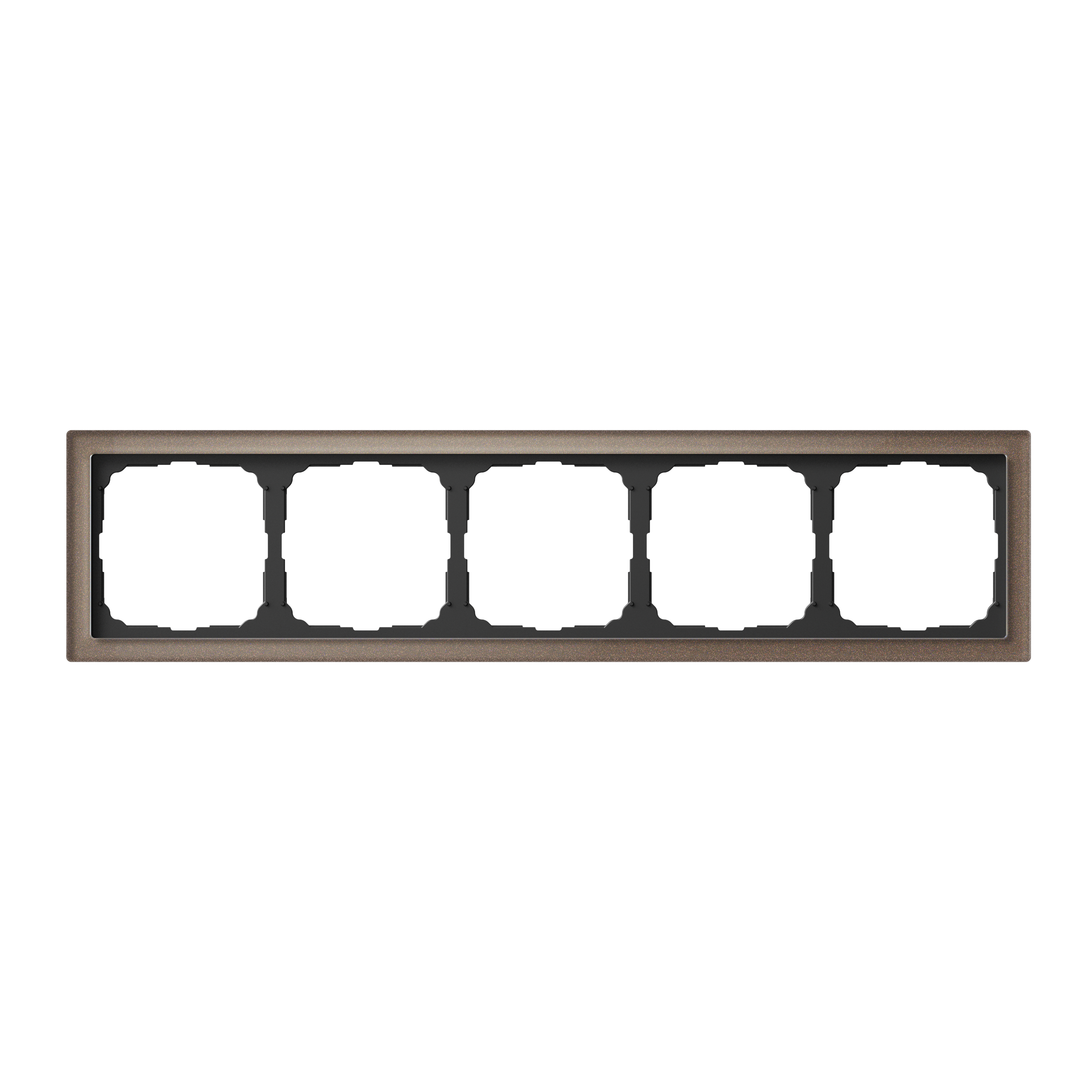 Systeme Electric ArtGallery Pure Органическое стекло Мокко Рамка 5-ая