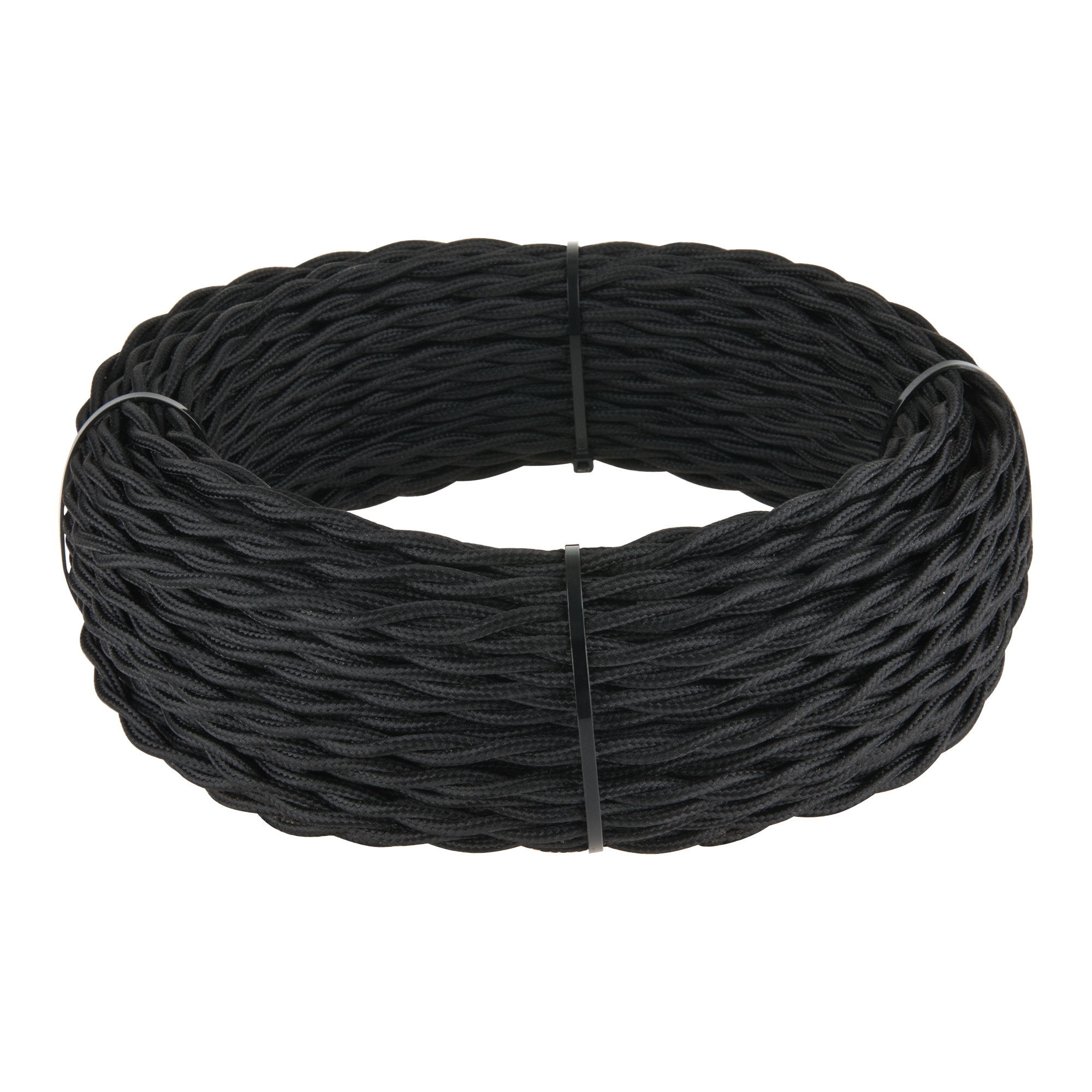 Ретро кабель витой 2х1,5 (черный) 50 м W6452508