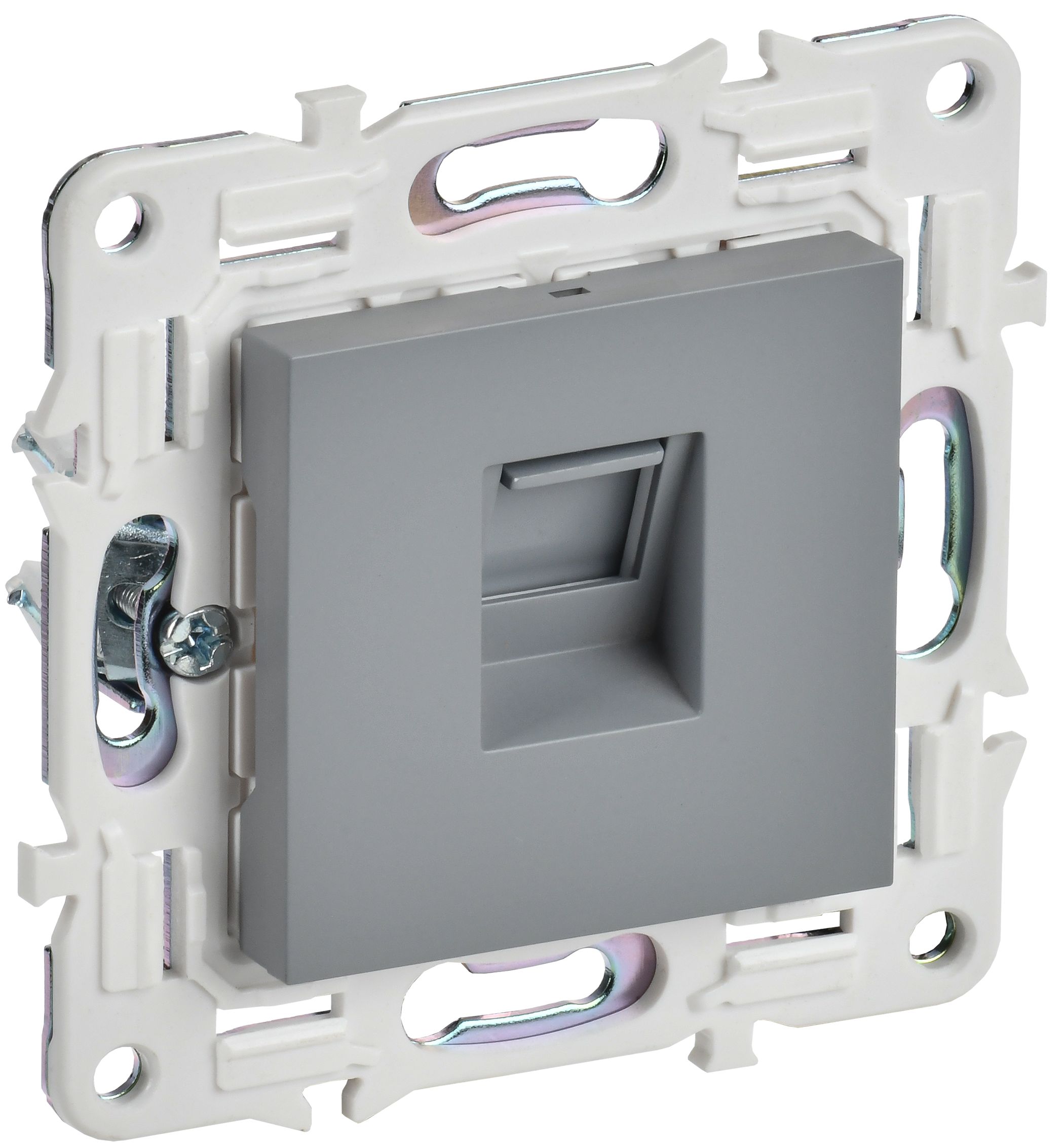 IEK SKANDY Серый Розетка компьютерная RJ45 кат.5E SK-K01Gr