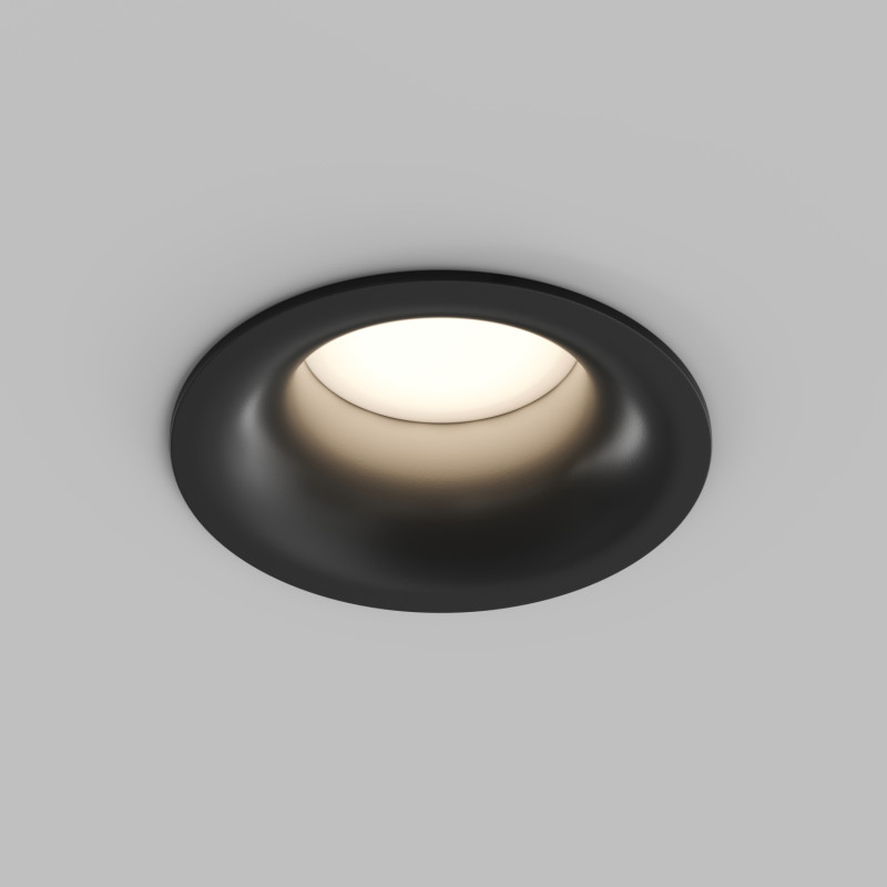 Denkirs DK3124-BK Встраиваемый влагозащищенный светильник KIBEK, IP65, 15 Вт, GU5.3, LED, черный, пластик