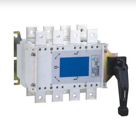 CHINT Перекидной рубильник NH40-1250/4CSW ,4P ,1250А, 3 положения I-0-II  , выносная рукоятка управления