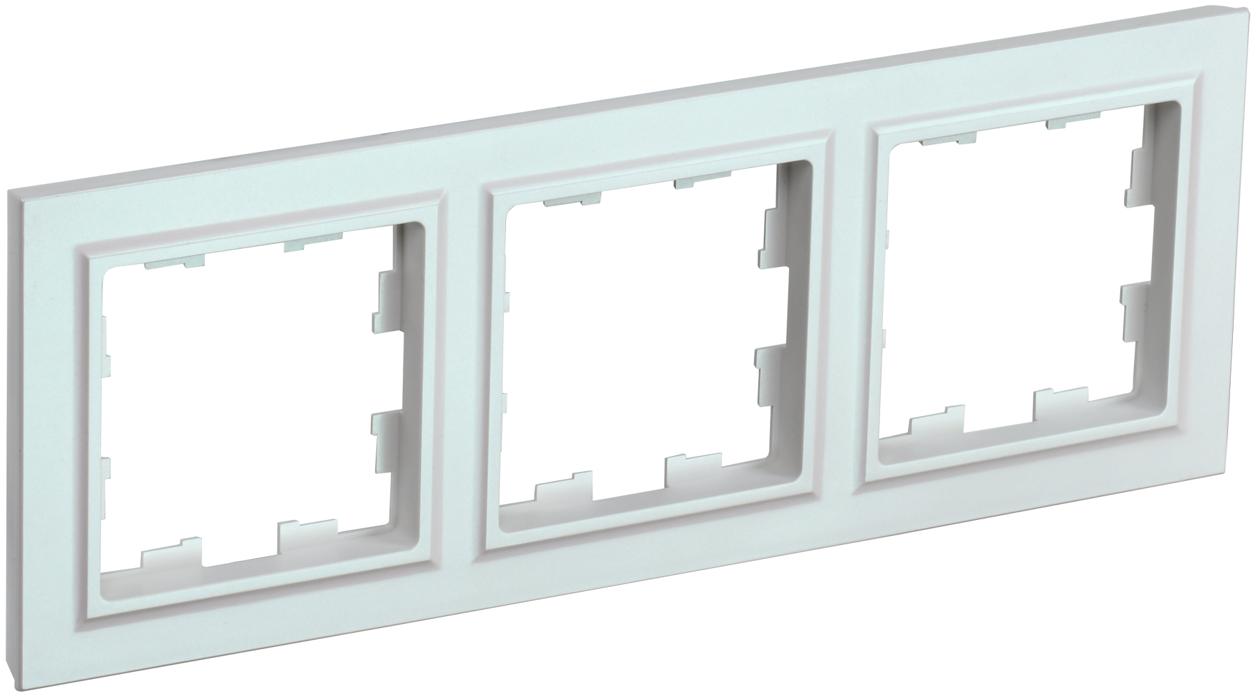 IEK BRITE Рамка 3-местная РУ-3-БрЖ жемчуг