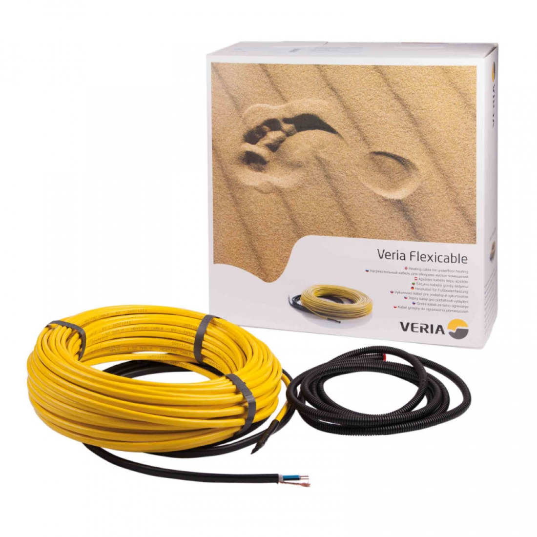 DEVI Нагревательный кабель Veria Flexicable 20 Вт/м 1700 Вт 80 м. двухжильный