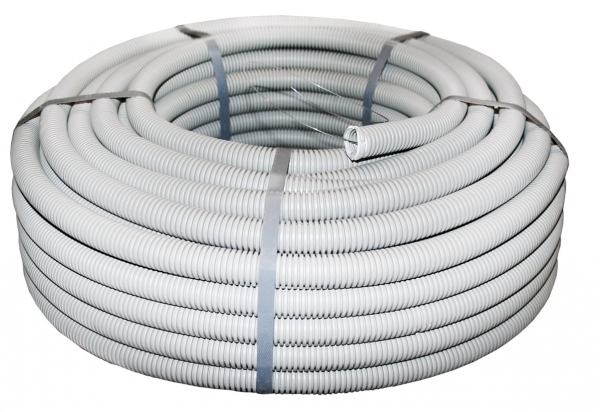 EKF PROxima Труба гофр. ПВХ Plast с зондом d50мм (20м.)
