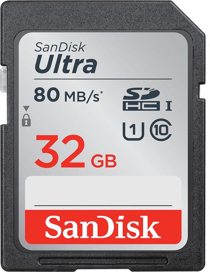 Sandisk SDHC 32 Gb Class 10 Ultra Android UHS-I 90MB/s  + adapter (25/5000)