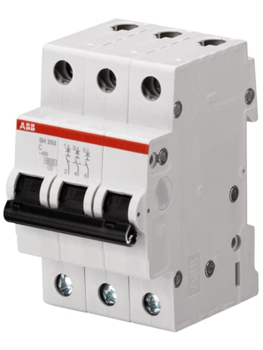 ABB SH203 C16 6кА Выключатель автоматический 3-пол.