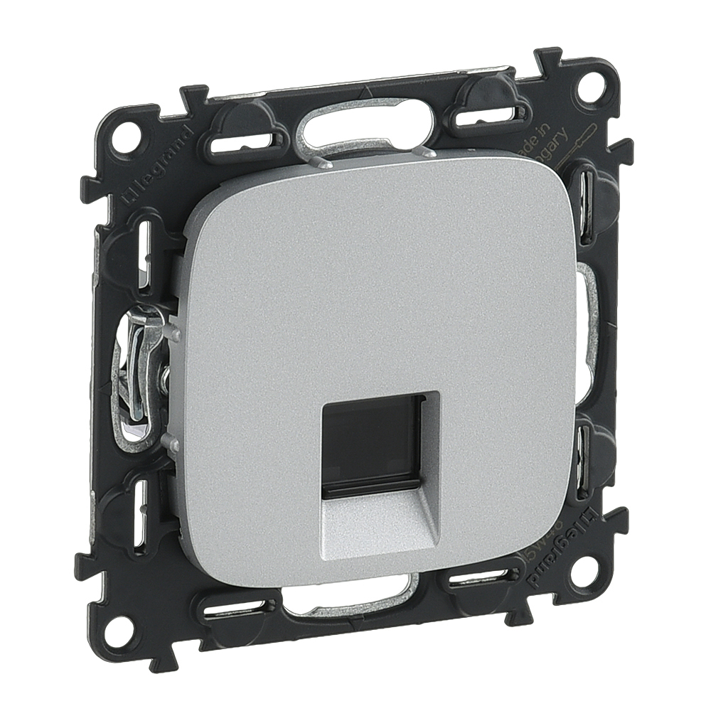 Legrand Valena ALLURE DIY Алюм Розетка комп(RJ45) 1-ая 6 кат UTP