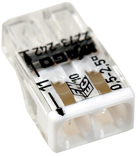 WAGO Клемма с пастой для 2-х медных/алюмин. однопроволочных проводников сеч. до 2,5 мм кв. (упаковка)