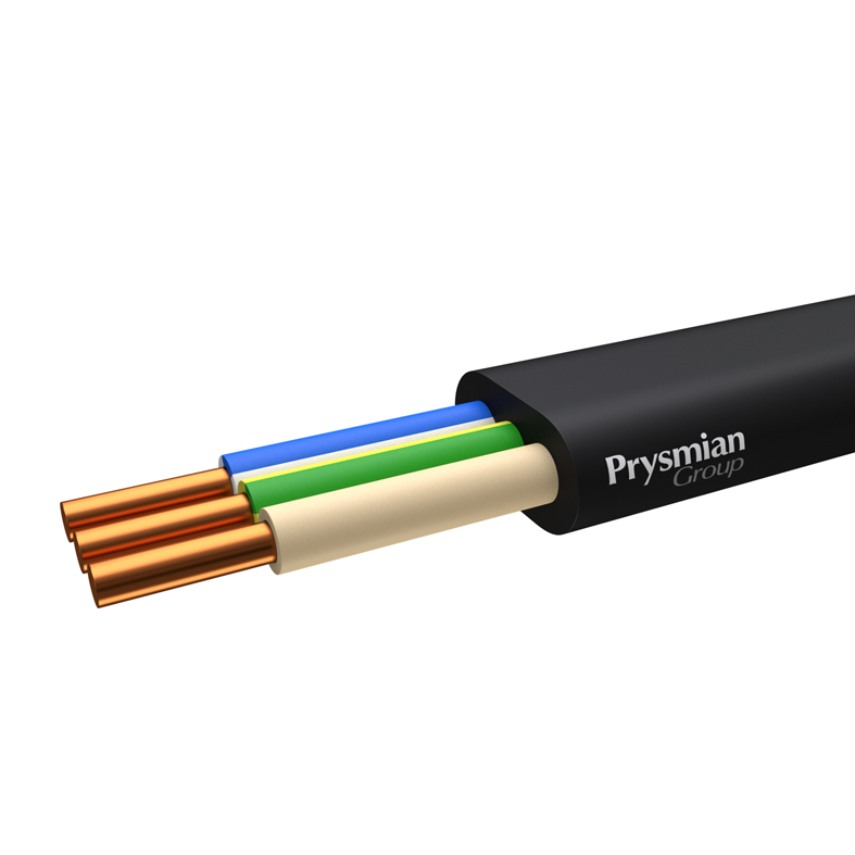 Провод бытовой ПВВП 3x1,5 ГОСТ (Prysmian)