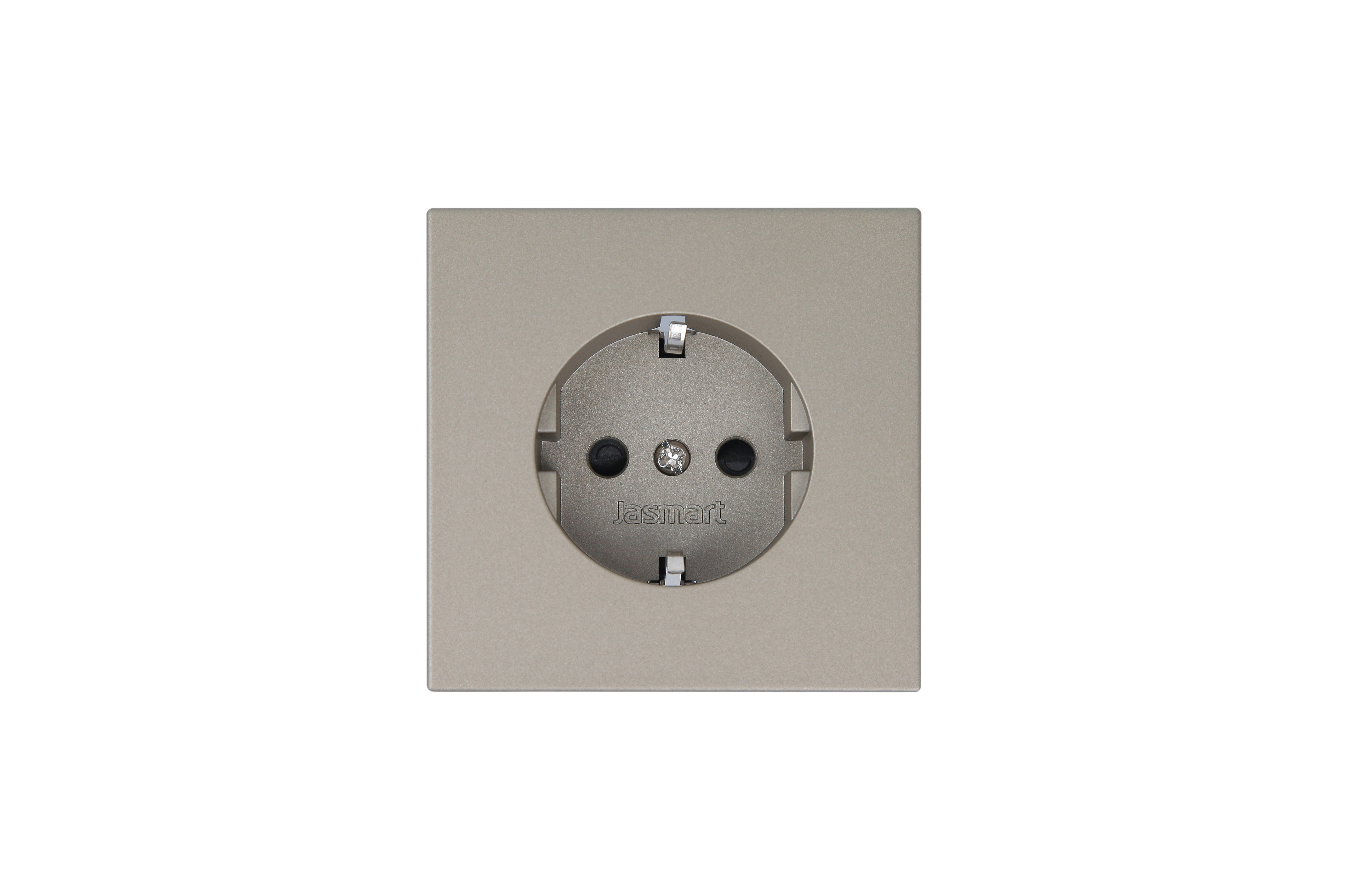 Jasmart FD Бронза Розетка с/з со шторками 16A 250V~