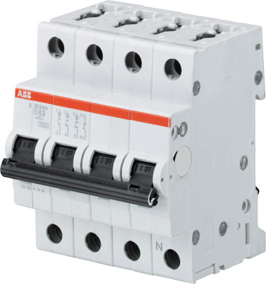 ABB Выключатель автоматический 3P+N S203M B6NA
