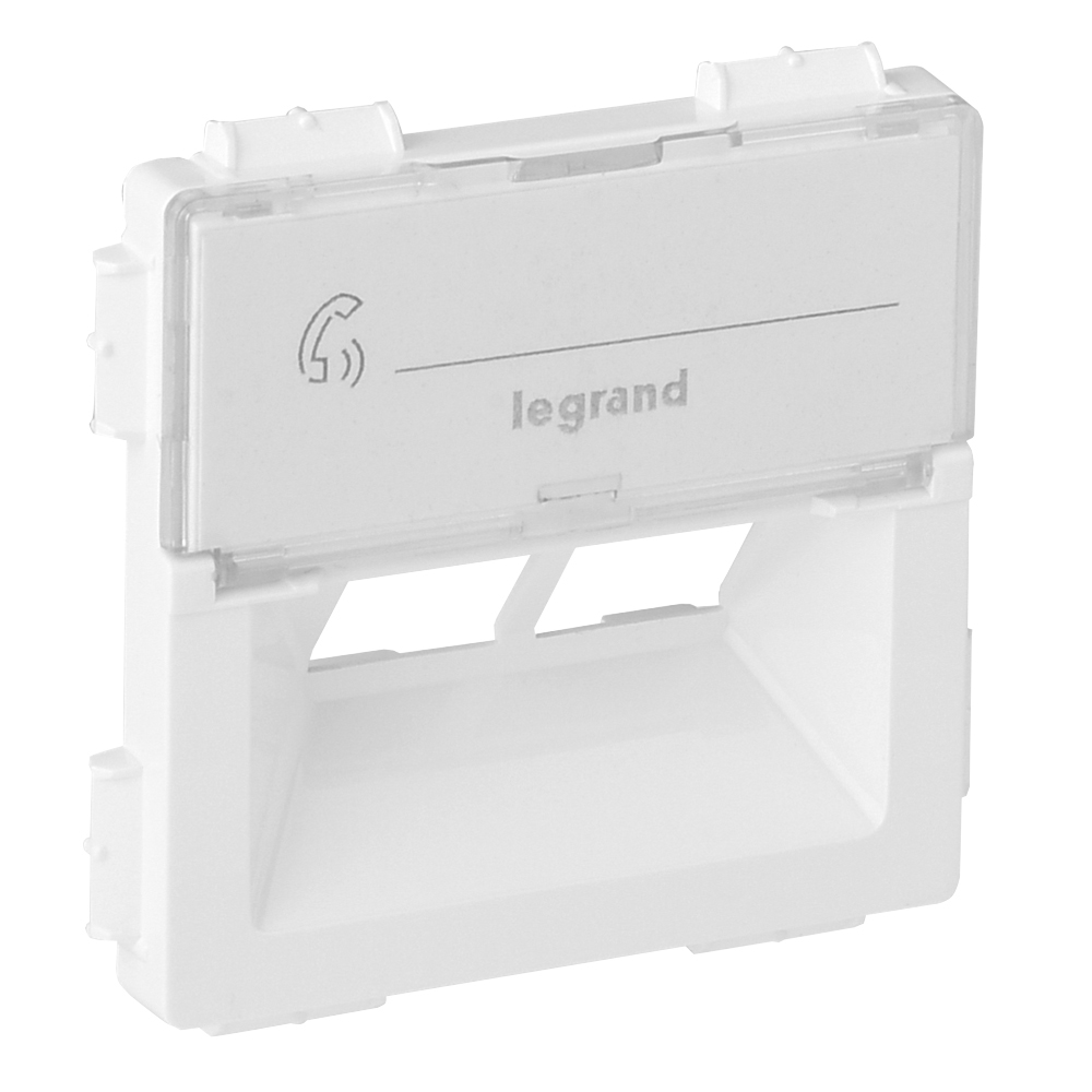 Legrand Valena LIFE Бел Накладка розетки комп 2-ой Rutenbeck