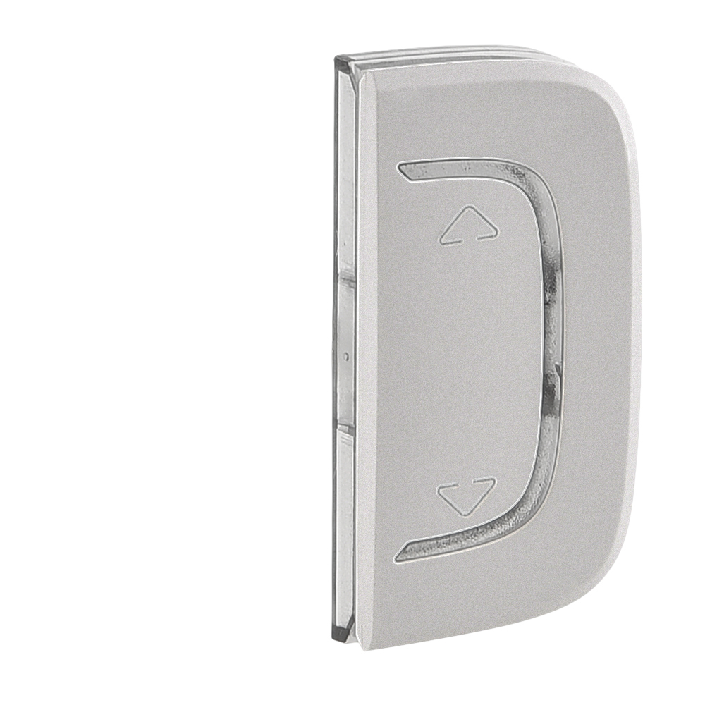 Legrand Valena ALLURE Алюм MyHome Накладка мех. BUS/SCS с симв "Вверх-вниз" 1 мод ,уст спр или сл