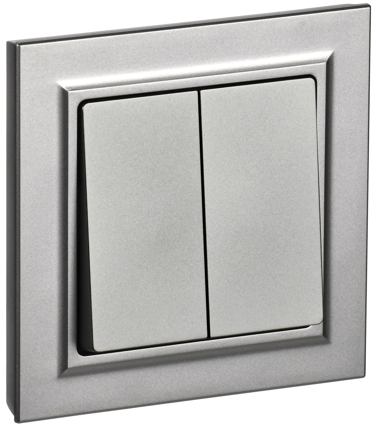 IEK BRITE Сталь Выключ. 2-кл. 10А в сборе ВСР10-2-0-БрС