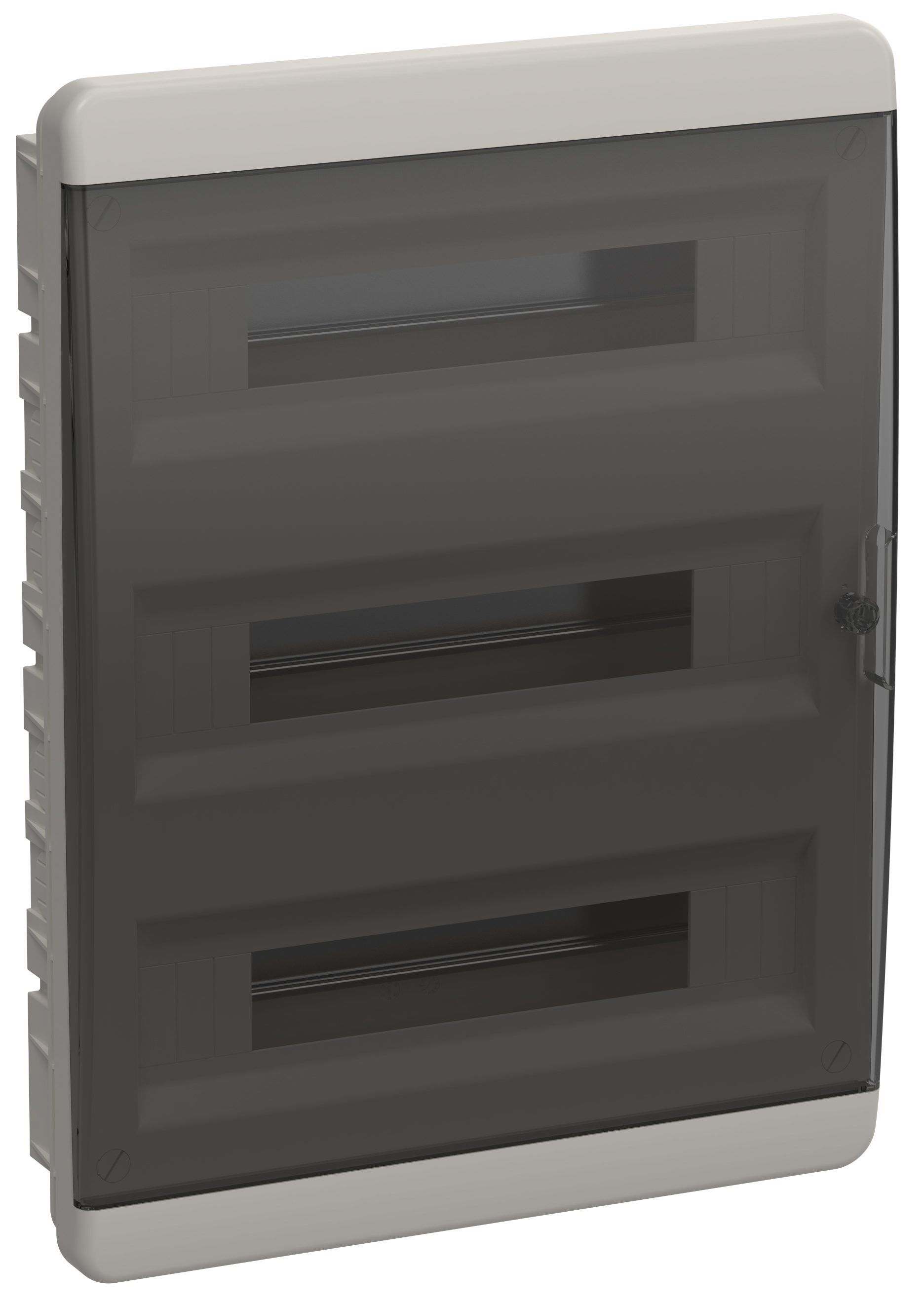 IEK TEKFOR Корпус пласт. ЩРВ-П-54 IP41 черн. прозр. дверь
