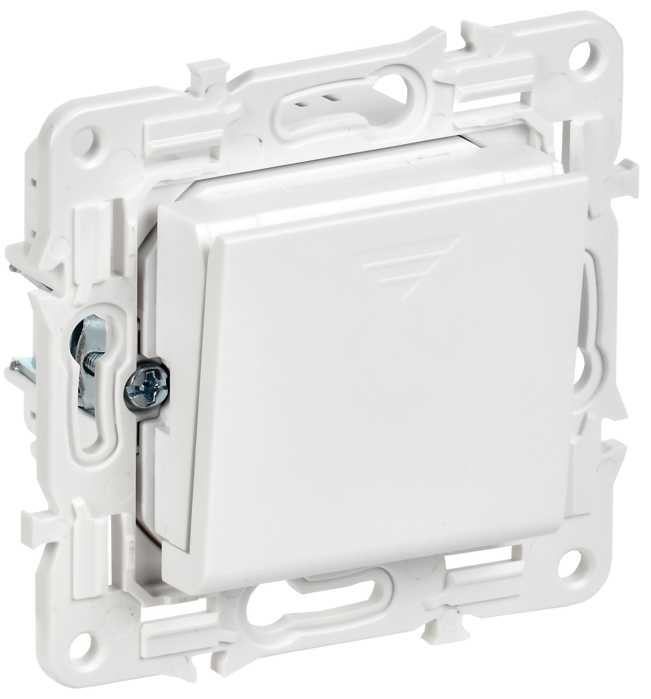 IEK SKANDY Арктический белый Выключатель карточный 30А SK-V15W