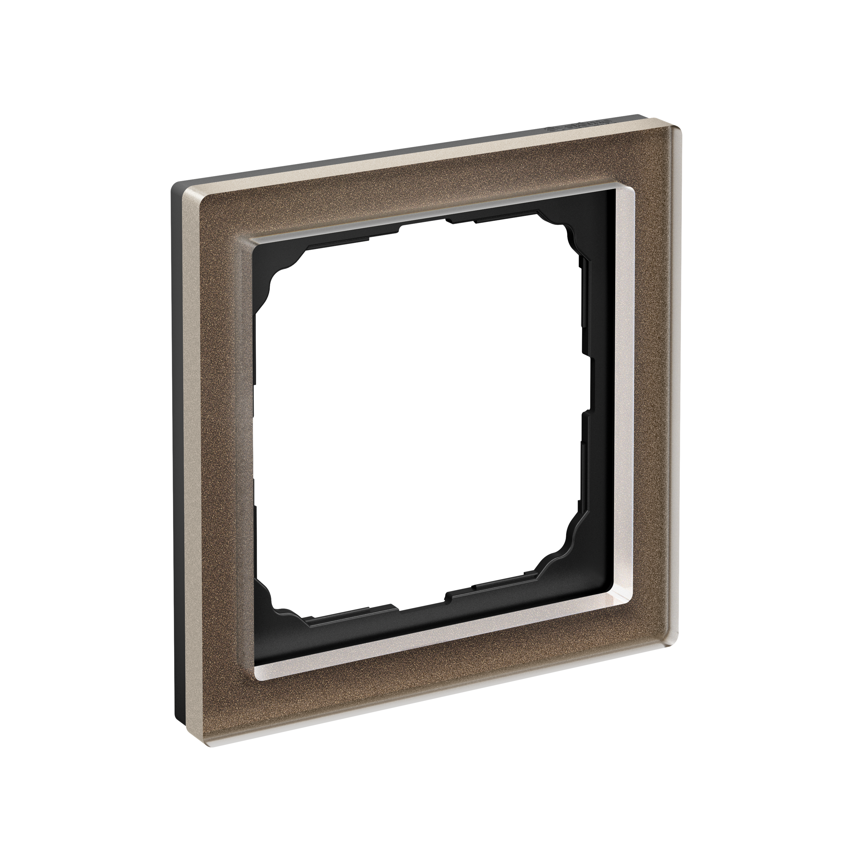 Systeme Electric ArtGallery Pure Органическое стекло Мокко Рамка 1-ая