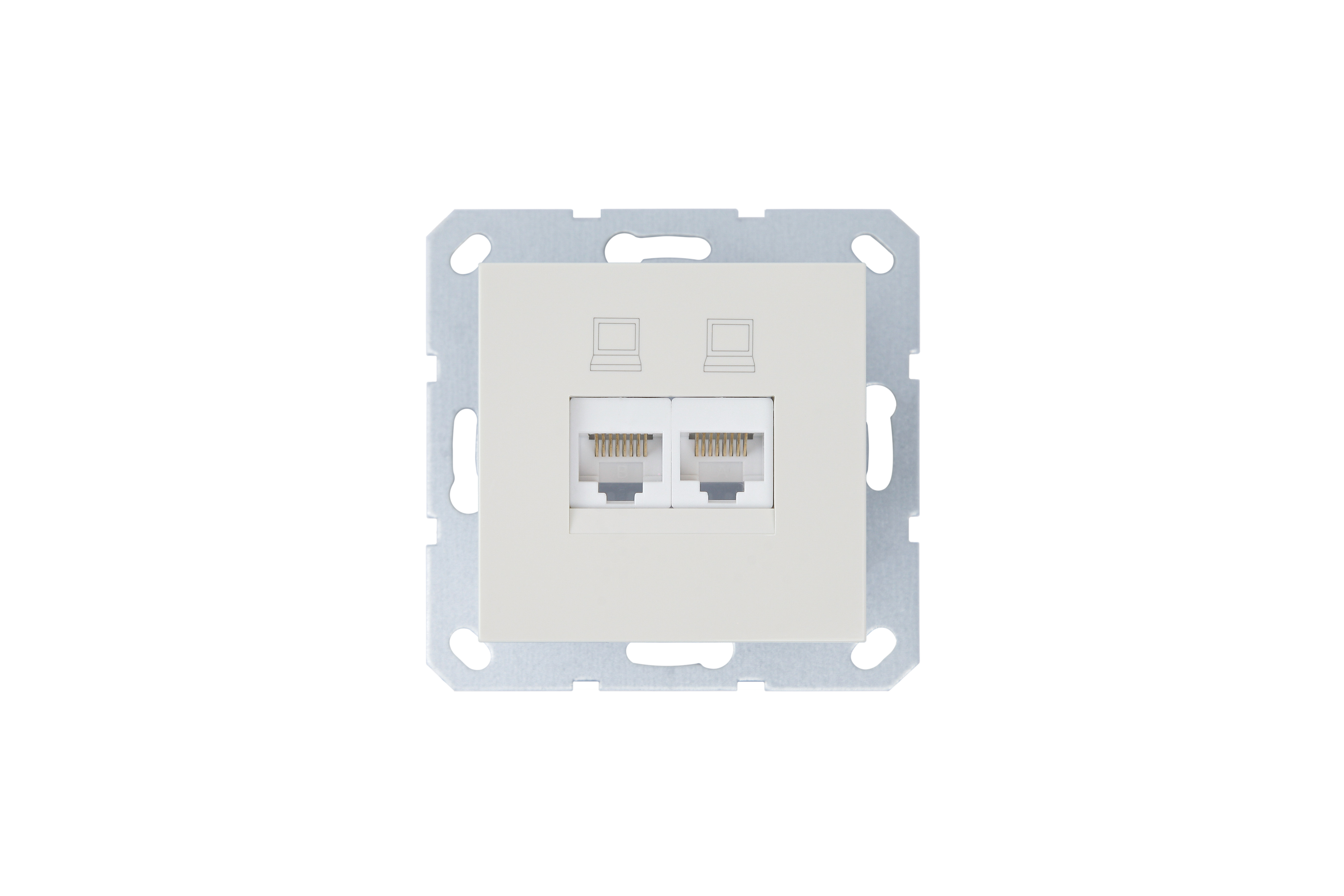 Jasmart G Слоновая кость Розетка RJ45 2-ая