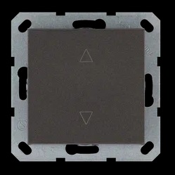 Jasmart G Мокко Выключатель 1-кл жалюзи 10A 250V~