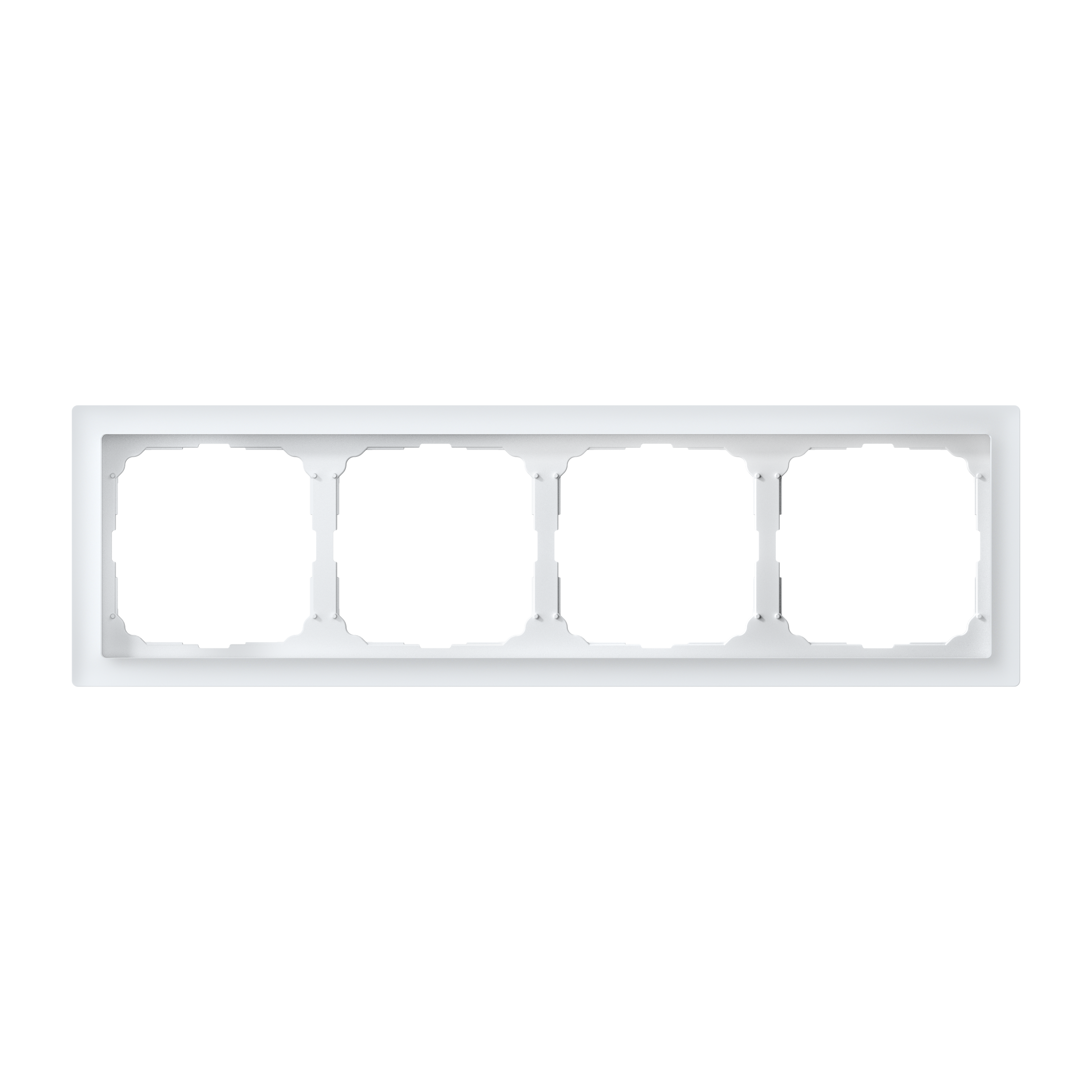 Systeme Electric ArtGallery Pure Матовое органическое стекло Белый Рамка 4-ая