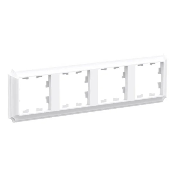 Systeme Electric AtlasDesign Antique 4-постовая РАМКА, универсальная, ЛОТОС