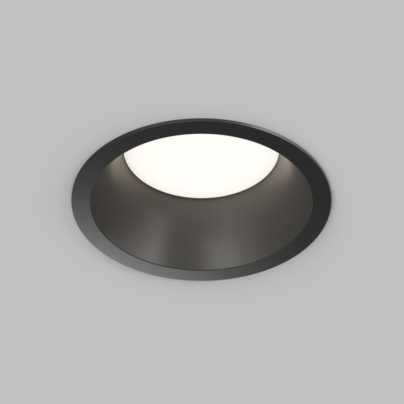 Denkirs DK2155-BK Встраиваемый светильник INER, до 15 Вт LED, GX53, IP20, алюминий, чёрный
