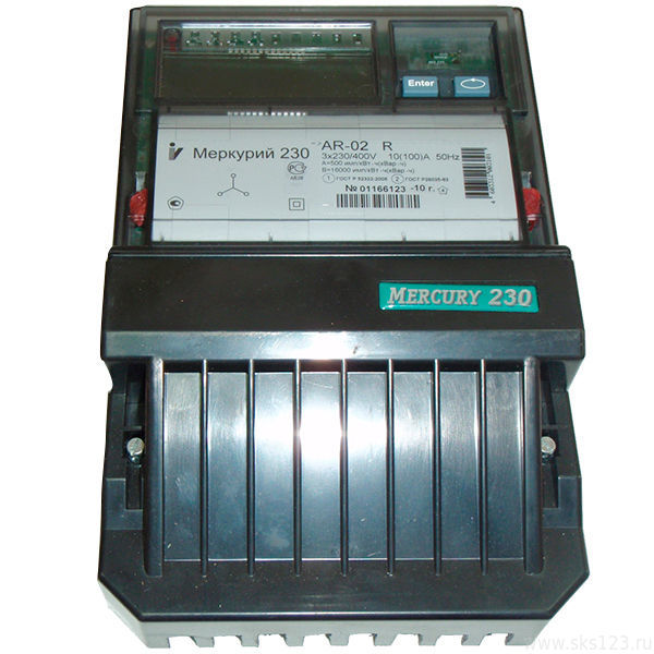Меркурий Счётчик электроэнергии 230AR-02 R 10-100А; 3*230/400В