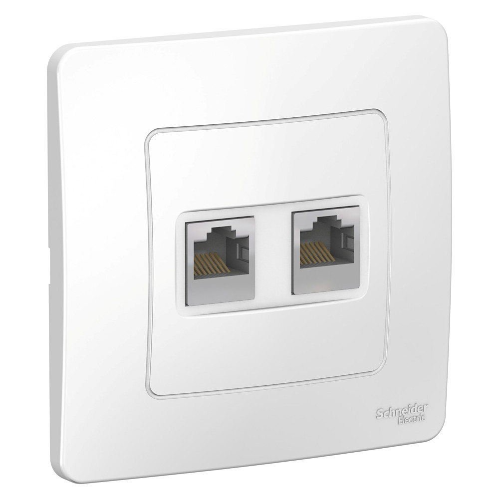 SE Blanca внутр Бел Розетка 2-ая компьютерная RJ45