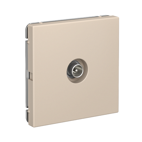 Systeme Electric ArtGallery Песочный TV Розетка оконечная 1DB, механизм