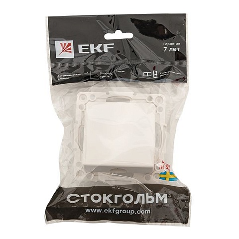 EKF PROxima Стокгольм Белый Кабельный вывод