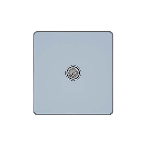 Systeme Electric Systeme Infinity Стальное небо Розетка телевизионная TV/FM 5-1000MГц