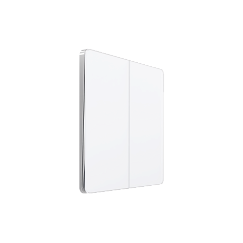 Systeme Electric Systeme Infinity Арктический лед Выключатель с самовозвратом 2-клавишный, 10А