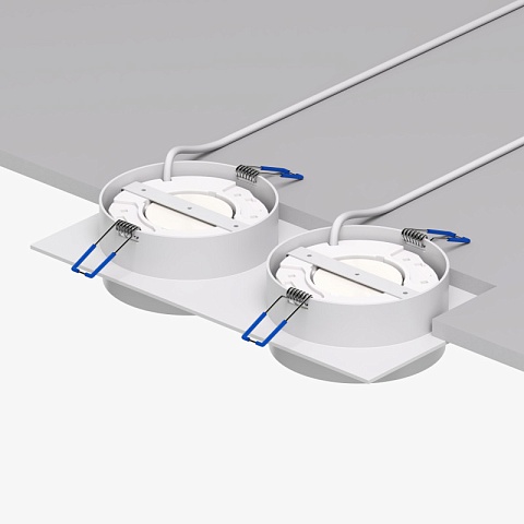 Denkirs Точечный встраиваемый светильник FLAT DK2092-WH